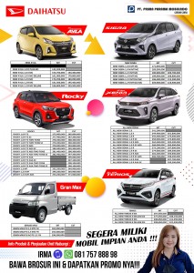 PRICE LIST / DAFTAR HARGA Daihatsu Lombok Terbaru November 2022