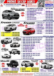 Harga Mitsubishi (OTR)