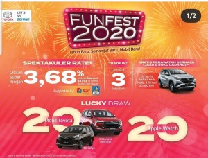PROMO AWAL TAHUN TOYOTA FUNFEST 2020