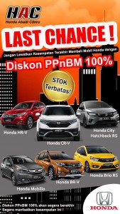 Beli Honda banyak bebas biayanya
