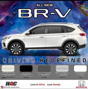 All New Br-v sudah bisa dipesan
