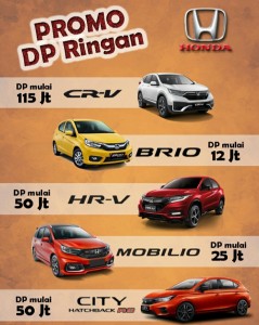 Promo paket DP ringan Honda