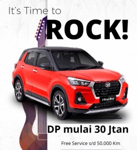 Promo Daihatsu Slawi - Rocky DP mulai 30 jutaan