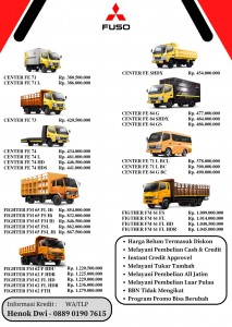 Price List Commercial Vehicle